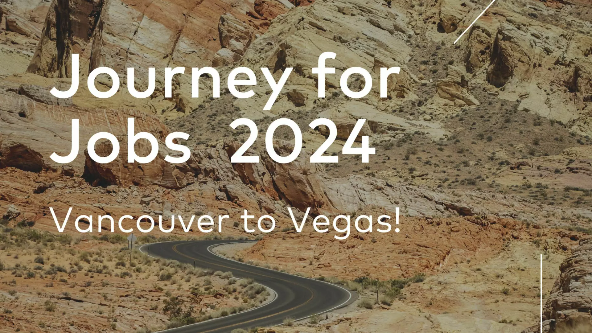 Journey for Jobs race Vancouver to Vegas